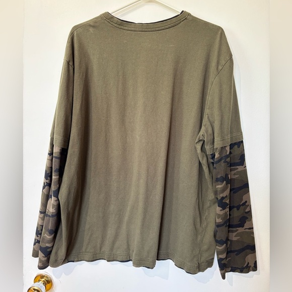 🎉4/30$🎉 George Olive Camo Graphic Long Sleeve - Size XL - Picture 4 of 4